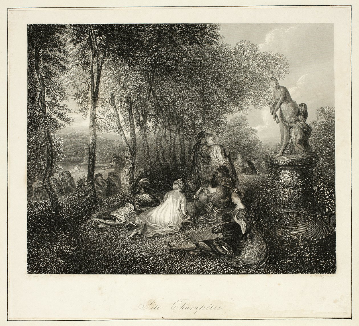 Fête Champêtre door Albert Henry Payne