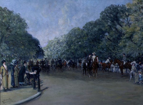 Rotten Row, Hyde Park door Albert Jnr. Ludovici