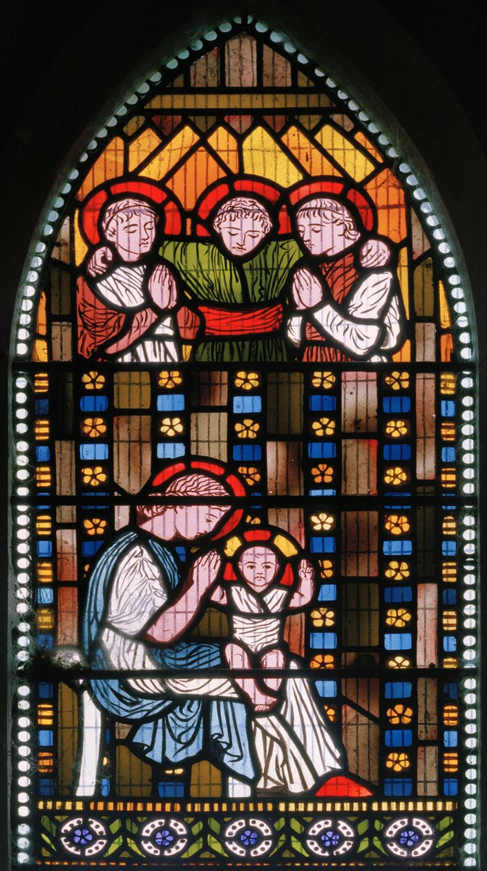 Madonna met kind door Albert Joseph Moore
