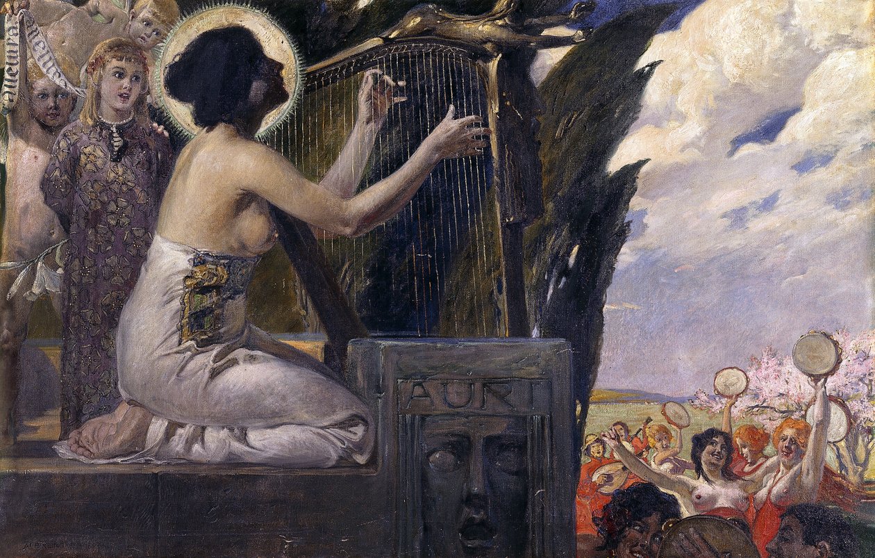 Die Musik door Albert Klinger
