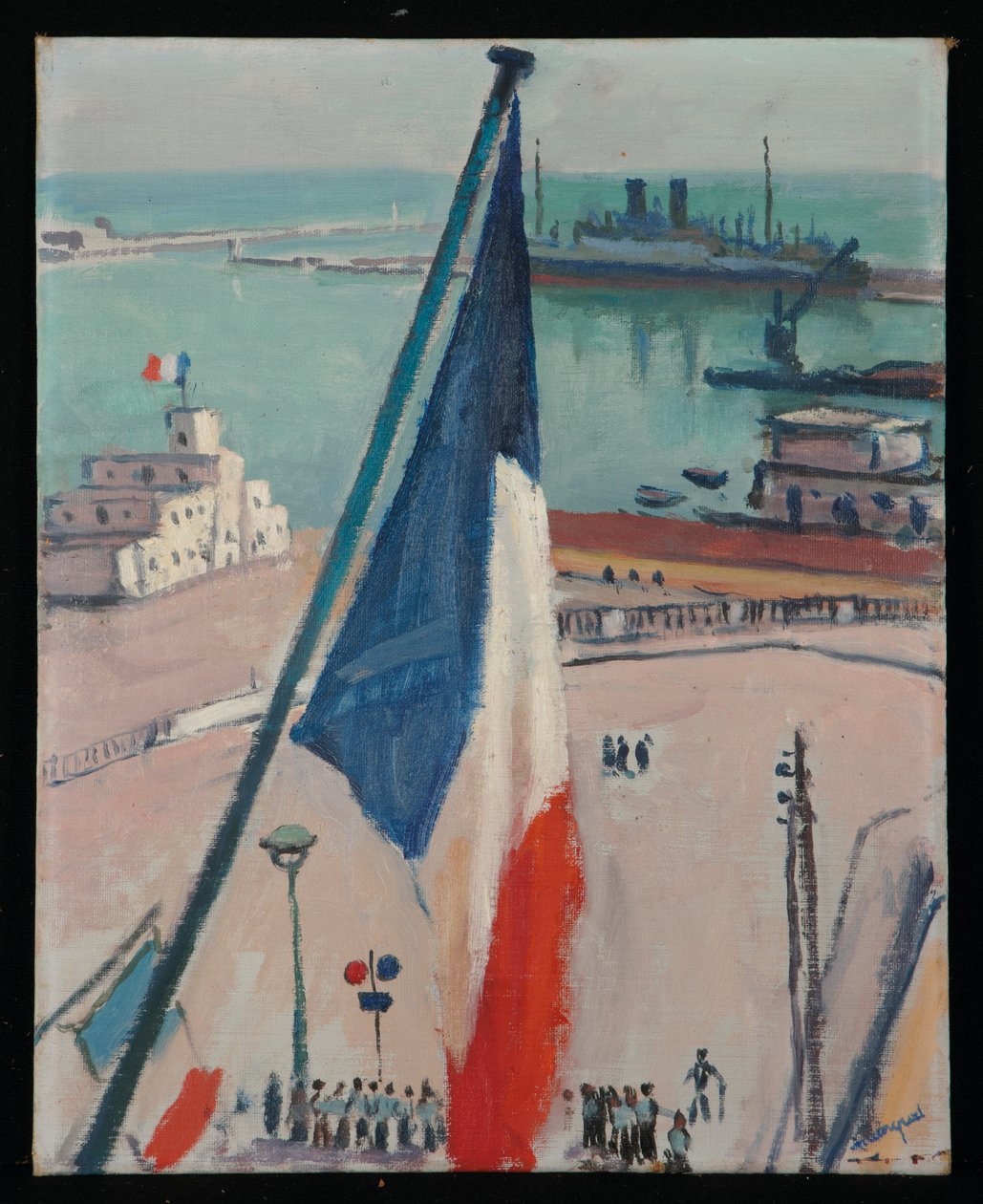 Alger, de vlaggen door Albert Marquet