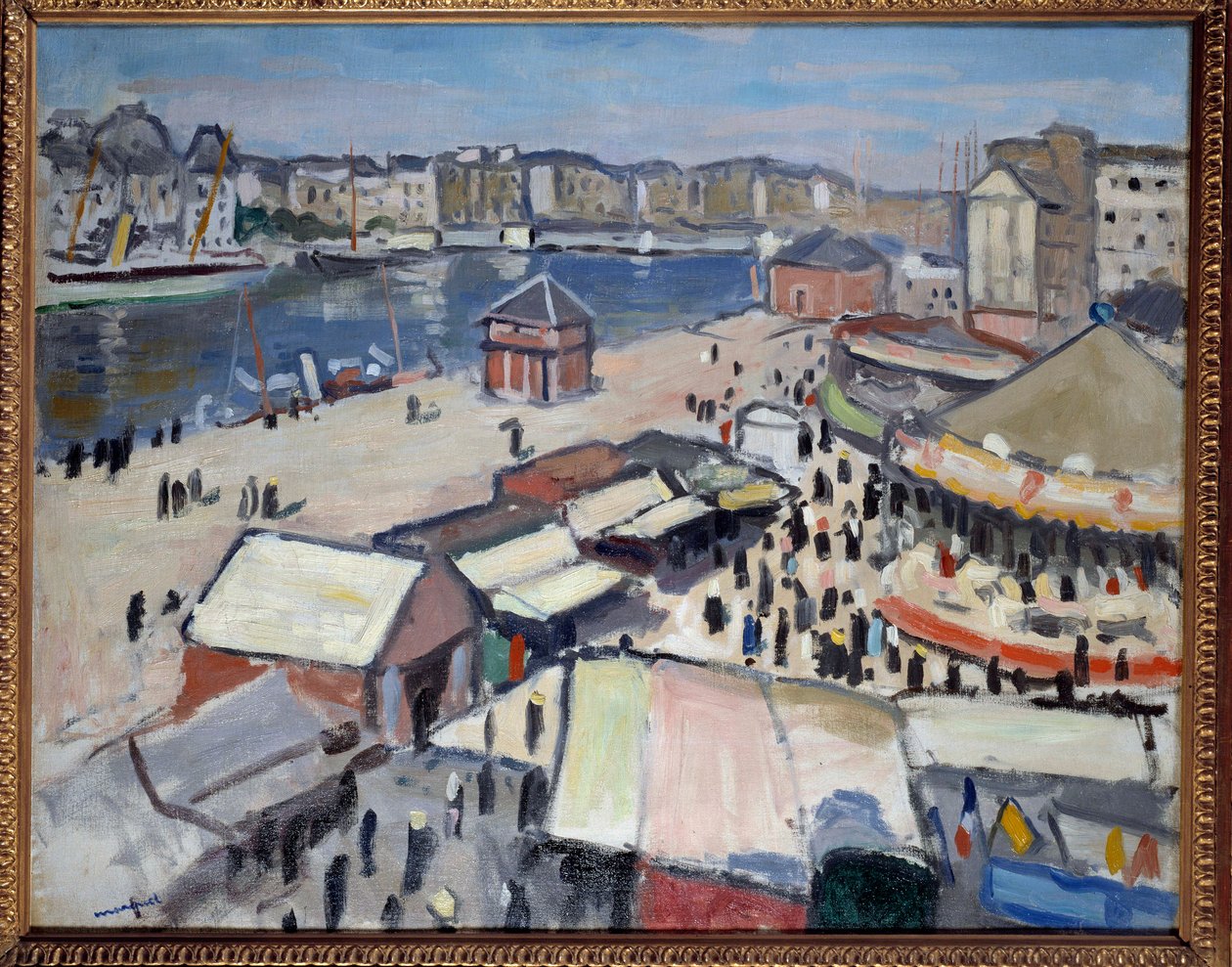 Carnaval in Le Havre door Albert Marquet