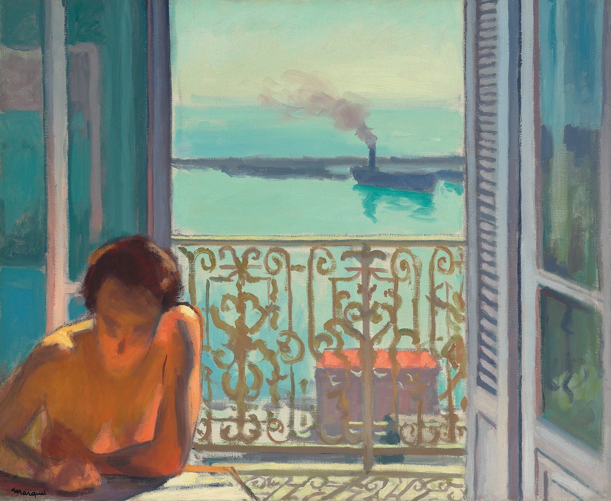 Contre-jour, Algiers door Albert Marquet