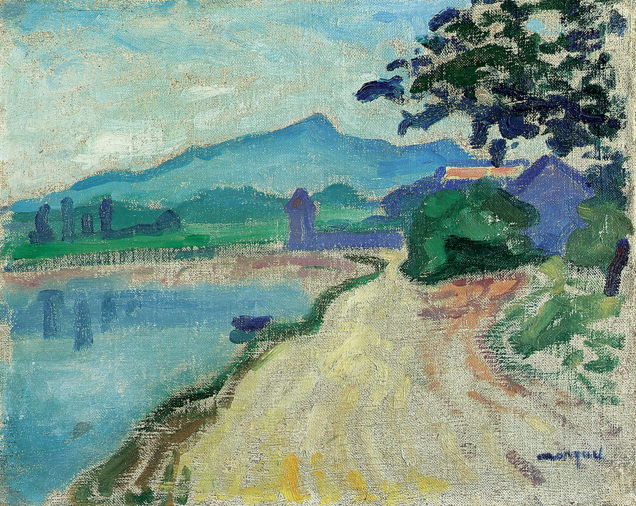 Omgeving van Saint-Jean-de-Luz, de Ochtend door Albert Marquet