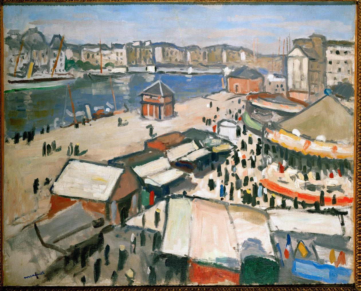 Fete foraine (olieverf op doek) door Albert Marquet