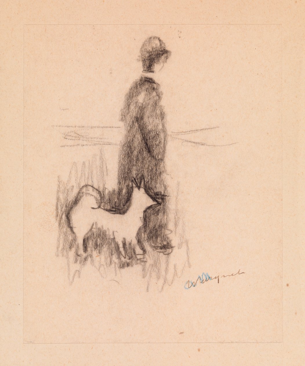 Figuur met een Hond door Albert Marquet