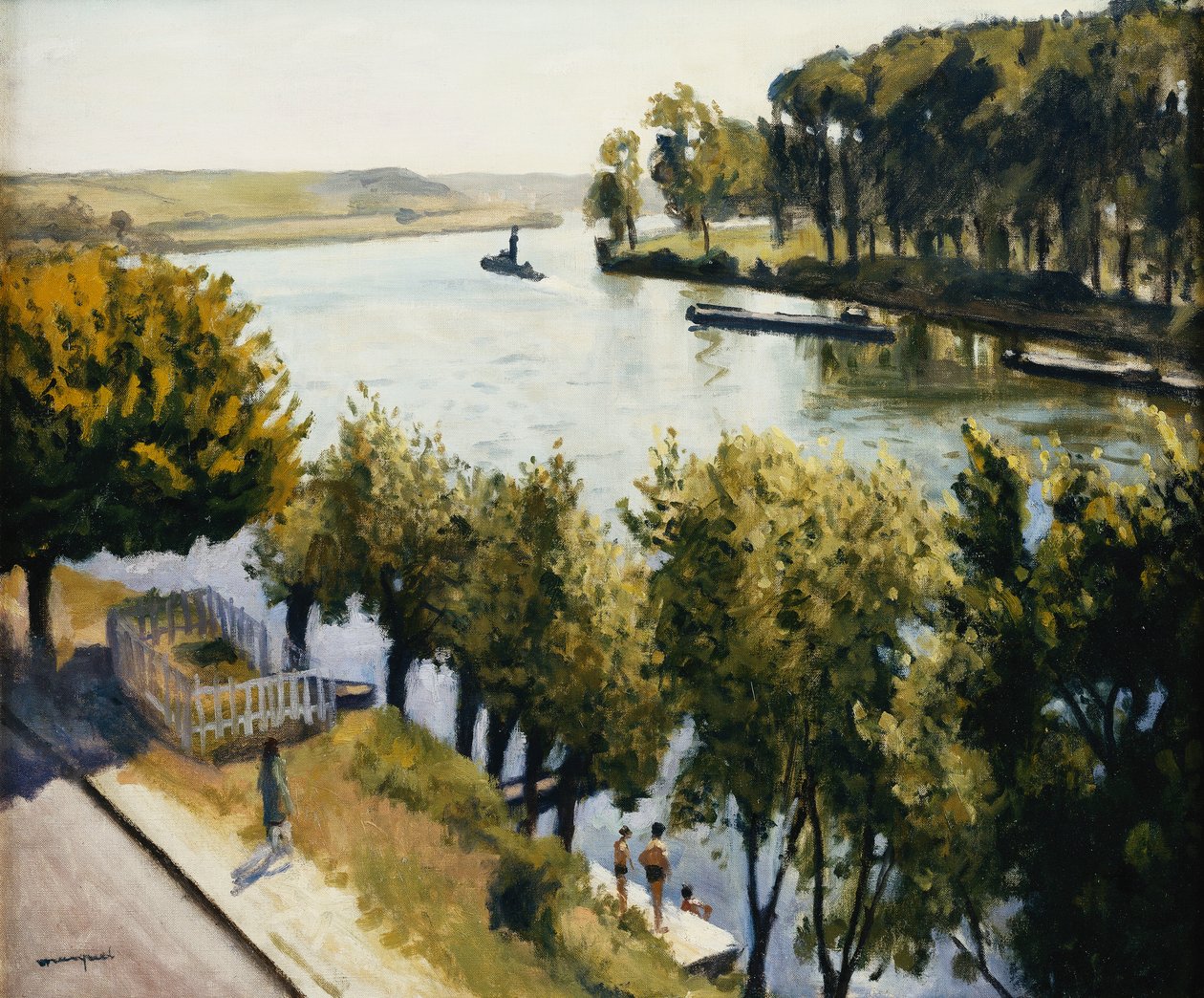 De Seine bij La Frette Montigny, c.1947 door Albert Marquet
