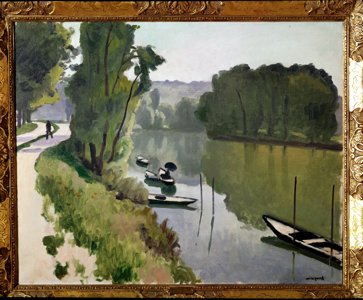 Landschap van Ile de France, 20e eeuw door Albert Marquet