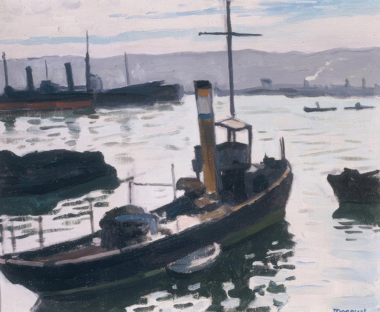 De haven van Algiers door Albert Marquet