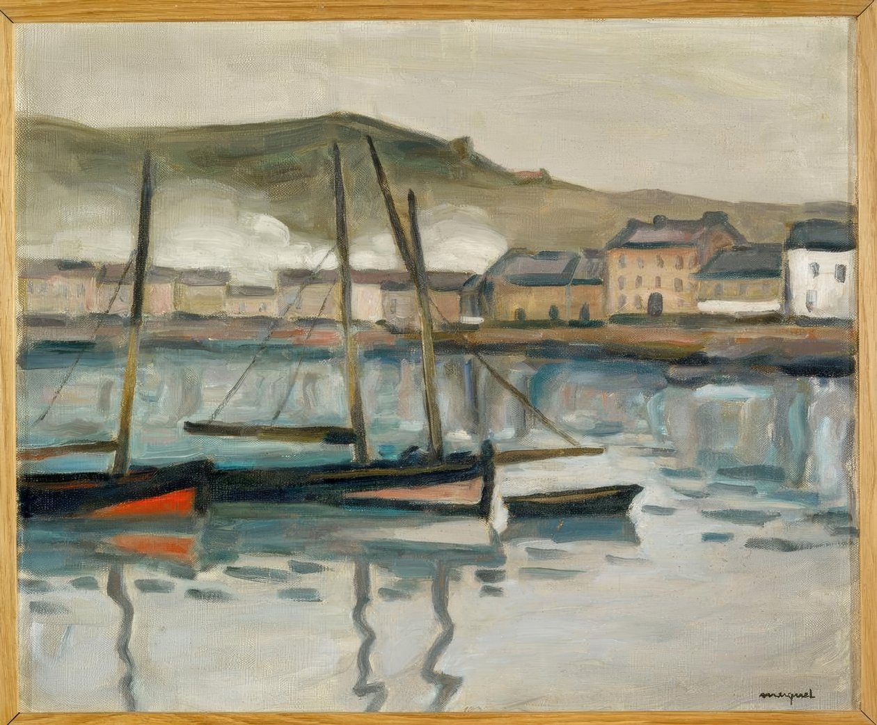 De haven van Fécamp door Albert Marquet