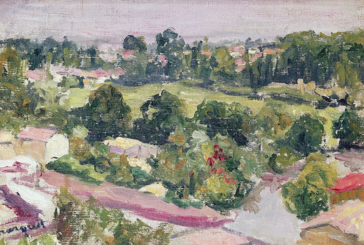Parijse voorstad door Albert Marquet