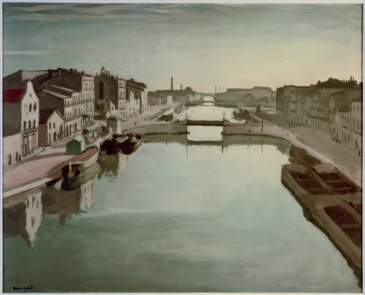 Haven van Sète door Albert Marquet