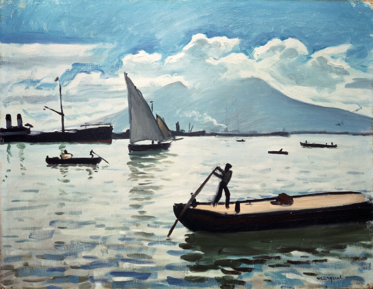 De Baai van Napels door Albert Marquet