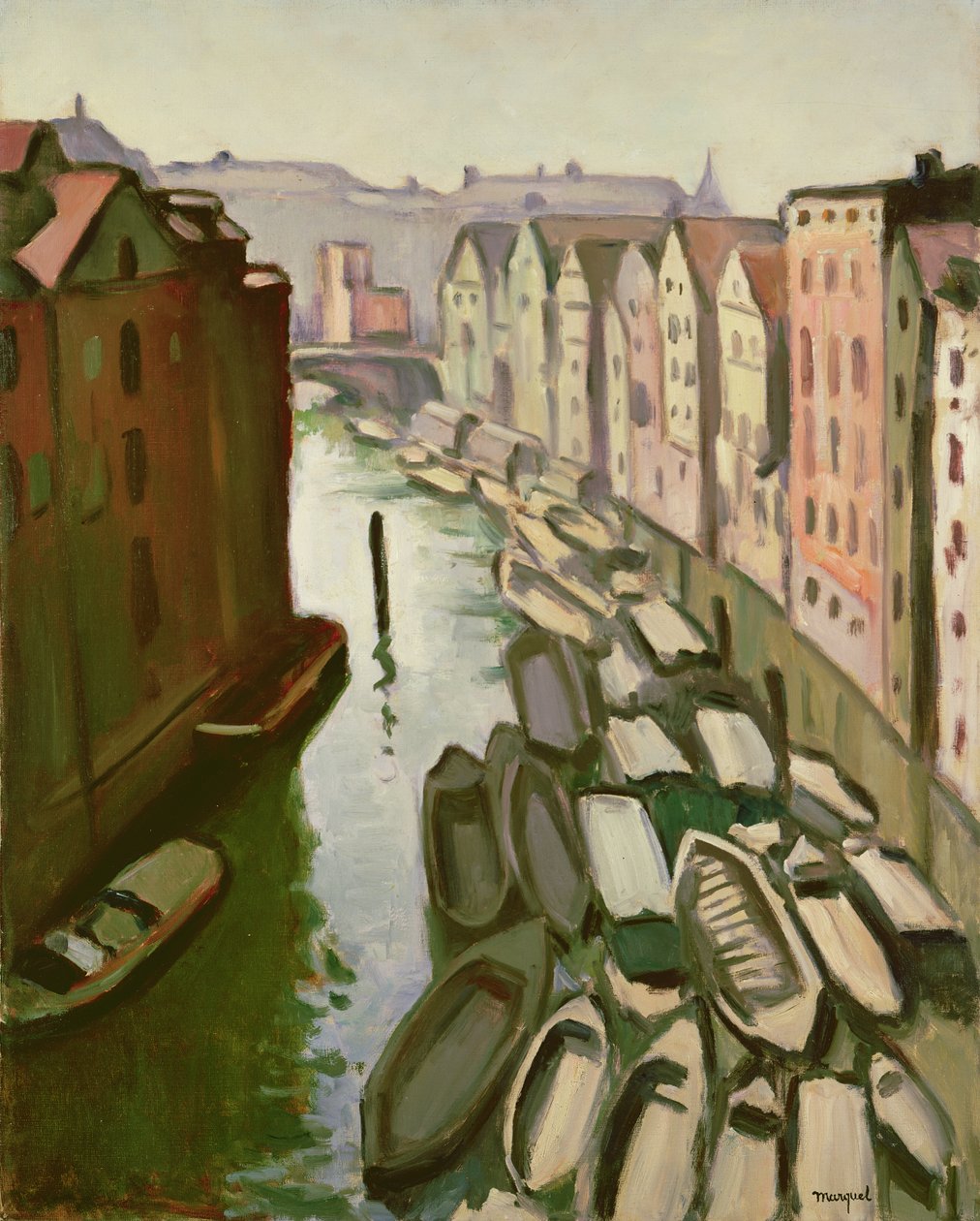 De Docks in Hamburg door Albert Marquet