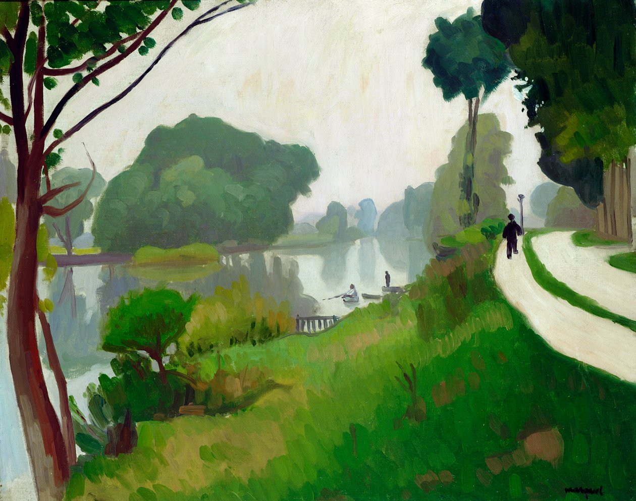 De Marne bij Varenne-Saint-Hilaire door Albert Marquet