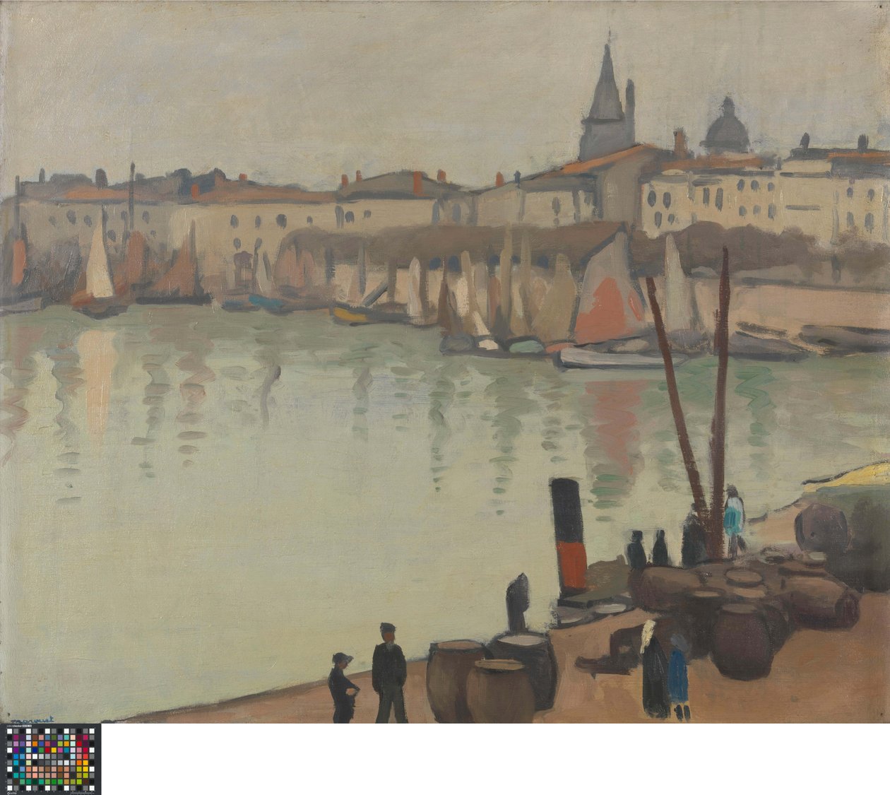 De haven van La Rochelle door Albert Marquet