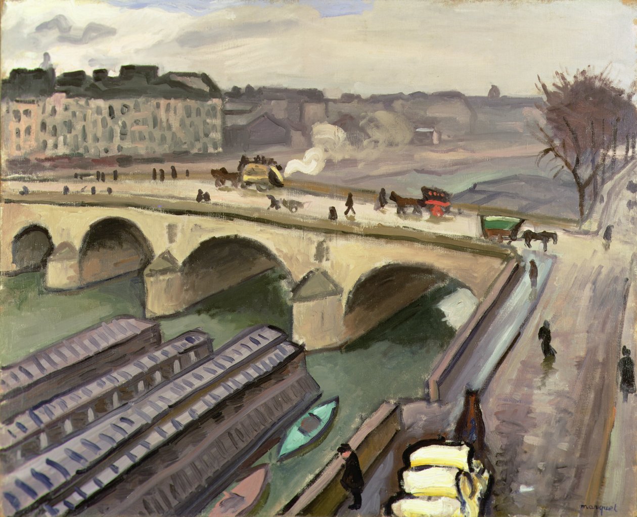 De Seine in Parijs, ca. 1907 door Albert Marquet