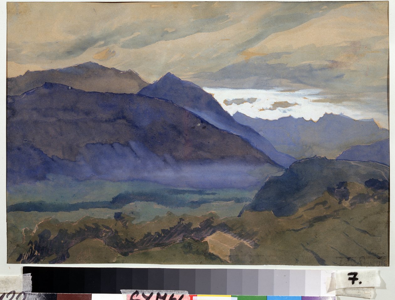 Lugano door Albert Nikolayevich Benois