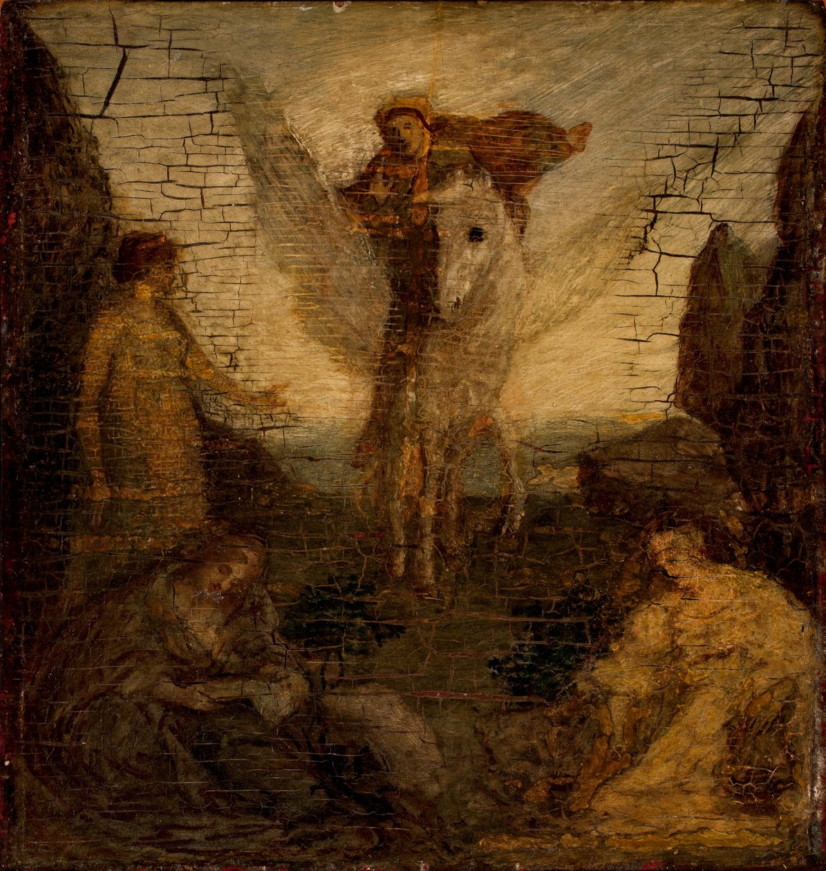 Pegasus door Albert Pinkham Ryder