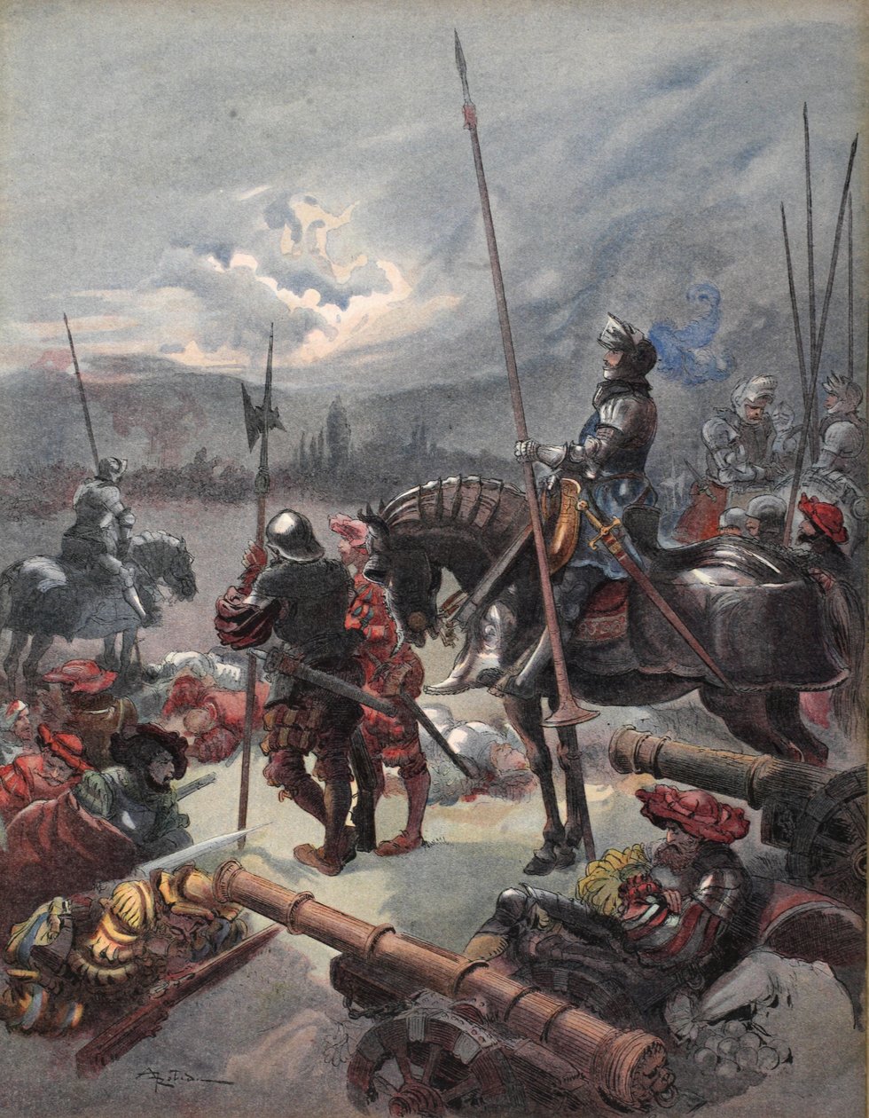 Op de nacht van Marignan, illustratie uit 