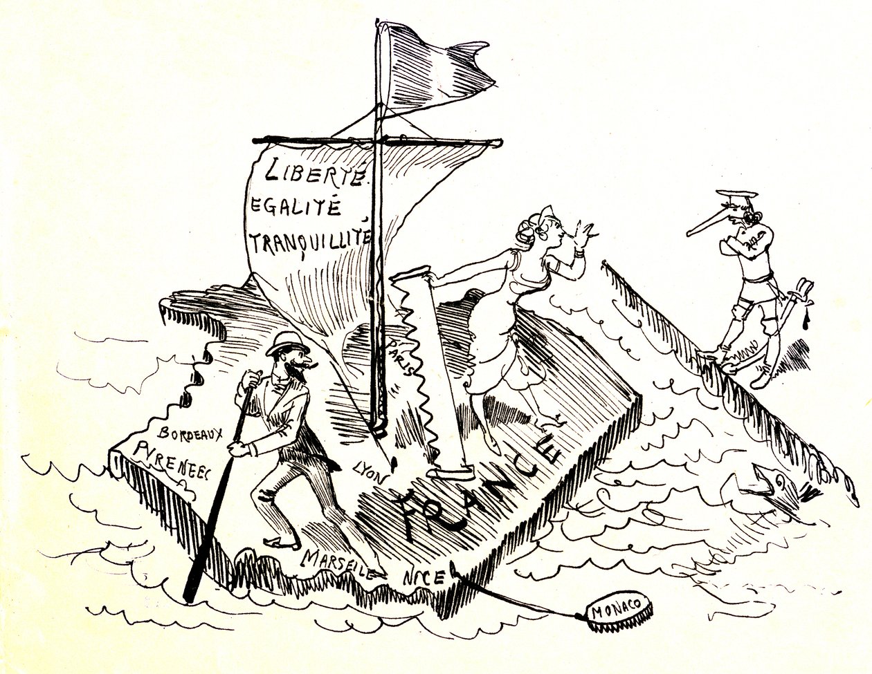De Onafhankelijkheid van Frankrijk door Albert Robida