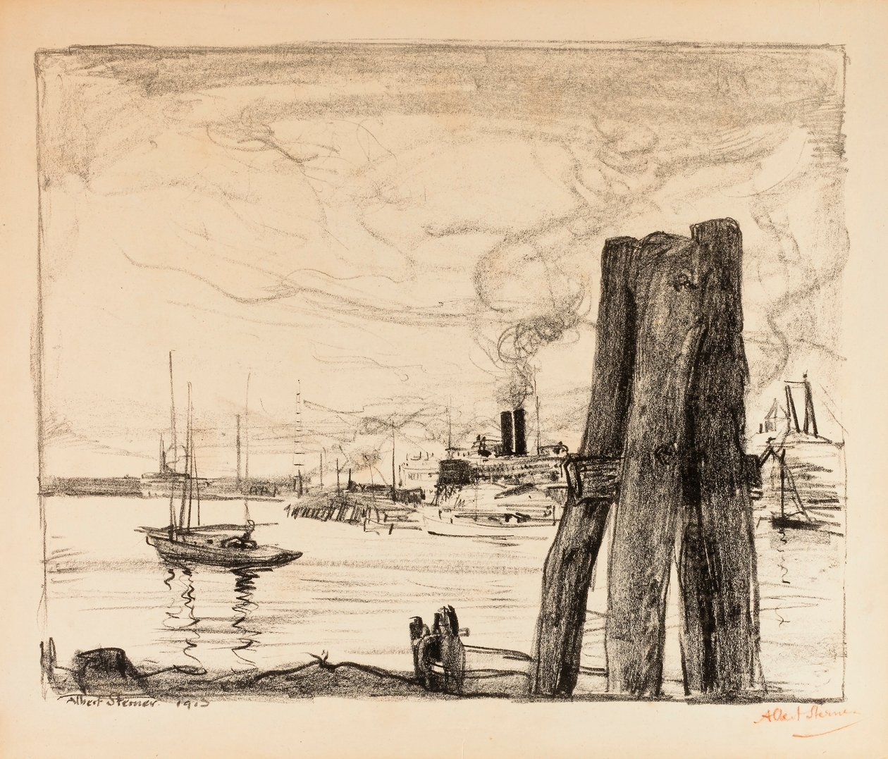 Haven door Albert Sterner