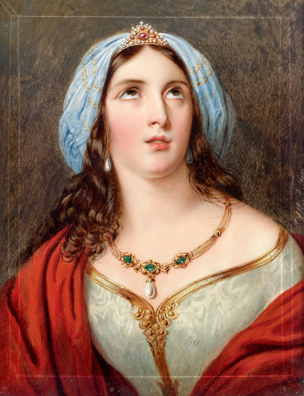 De actrice Johanna Weißenthurn in haar parade rol als Medea door Albert Theer