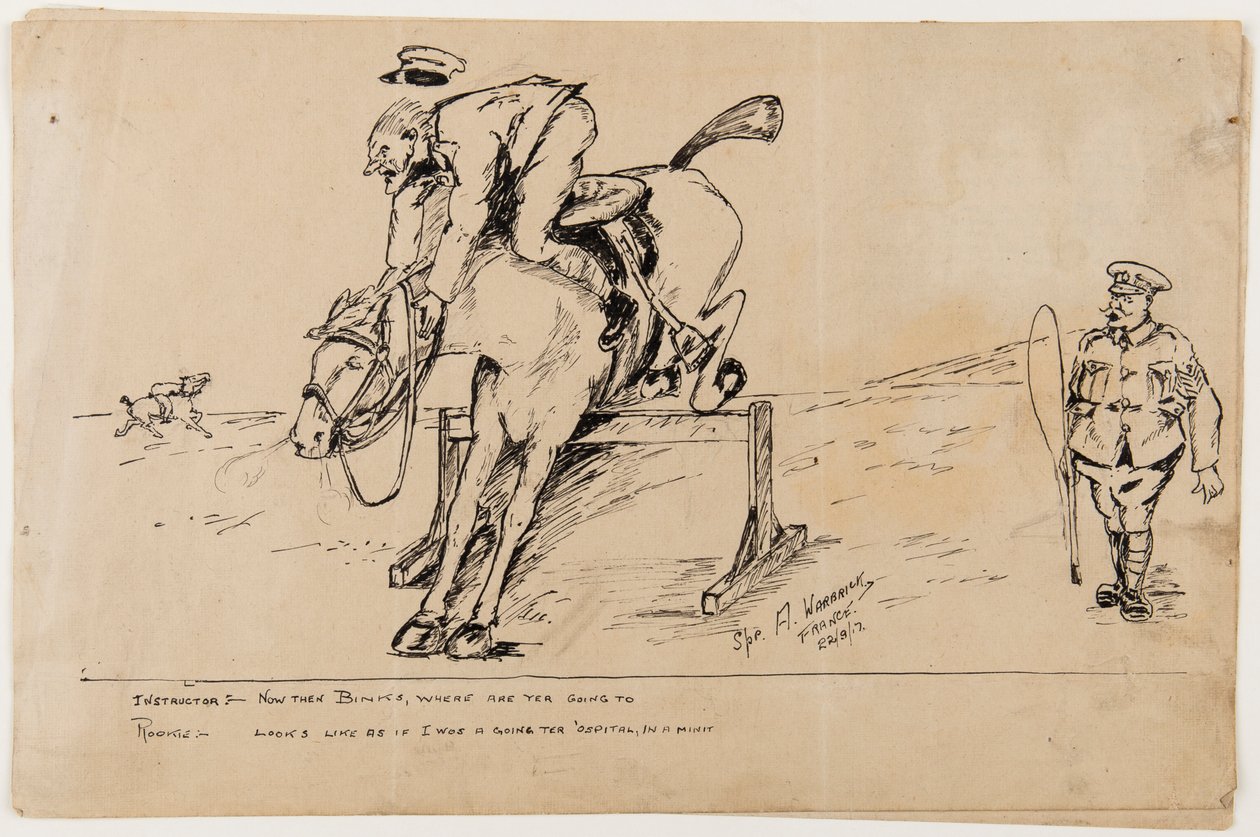 WWI cartoon, 22 september 1917 door Albert Warbrick