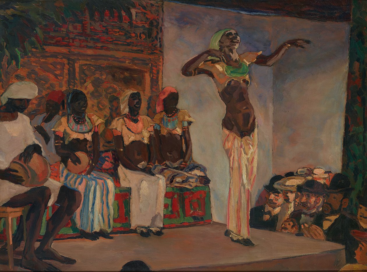 Buikdanseres door Albert Weisgerber