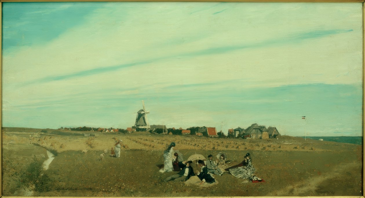 Badplaats Wyk op Föhr door Albert von Keller