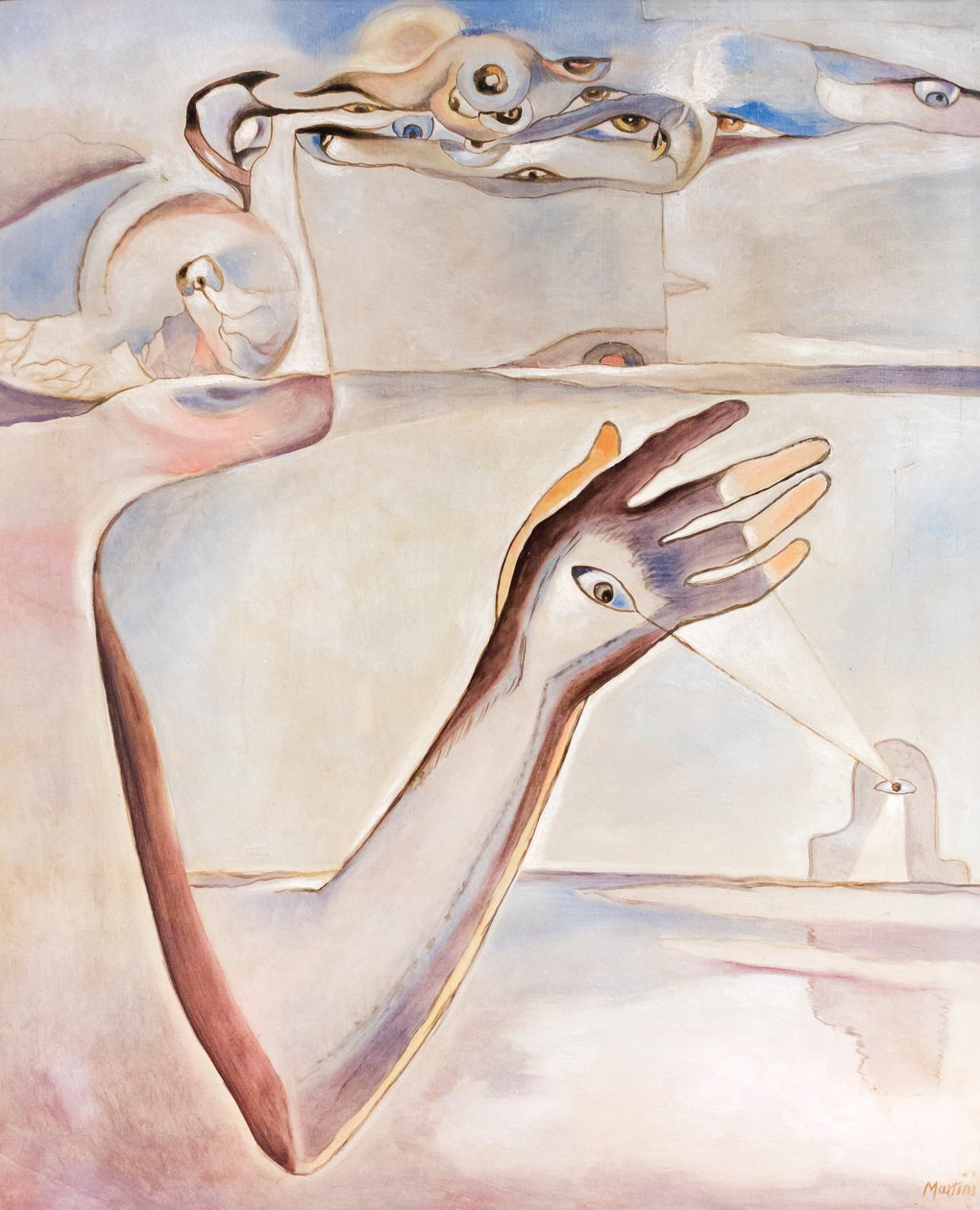 Het oog en de menselijke geest door Alberto Martini