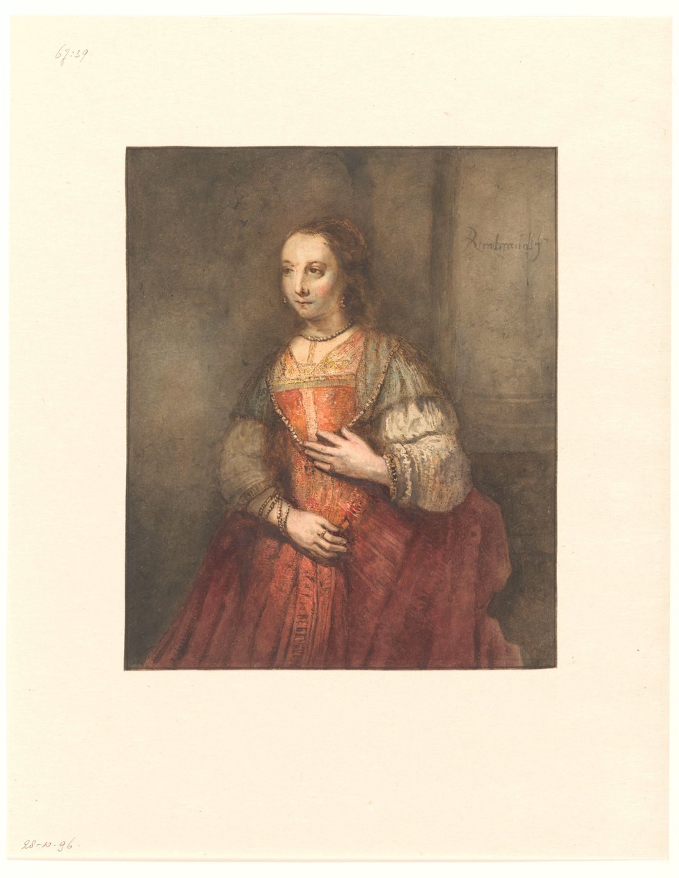 Het Joodse Bruidje door Albertus Brondgeest