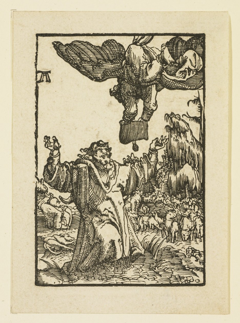 Engel verschijnt aan Joachim door Albrecht Altdorfer