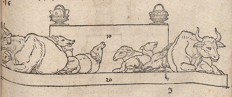 Gedenksteen voor een overwinning op opstandige boeren door Albrecht Dürer