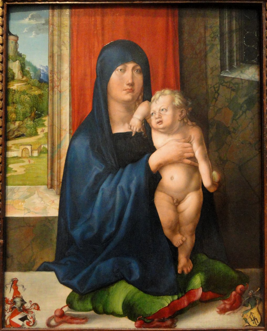 Madonna en Kind door Albrecht Dürer