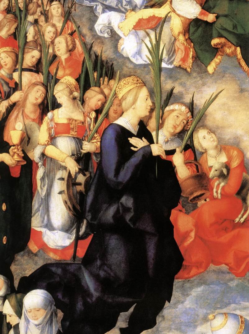 De aanbidding van de Drie-eenheid door Albrecht Dürer