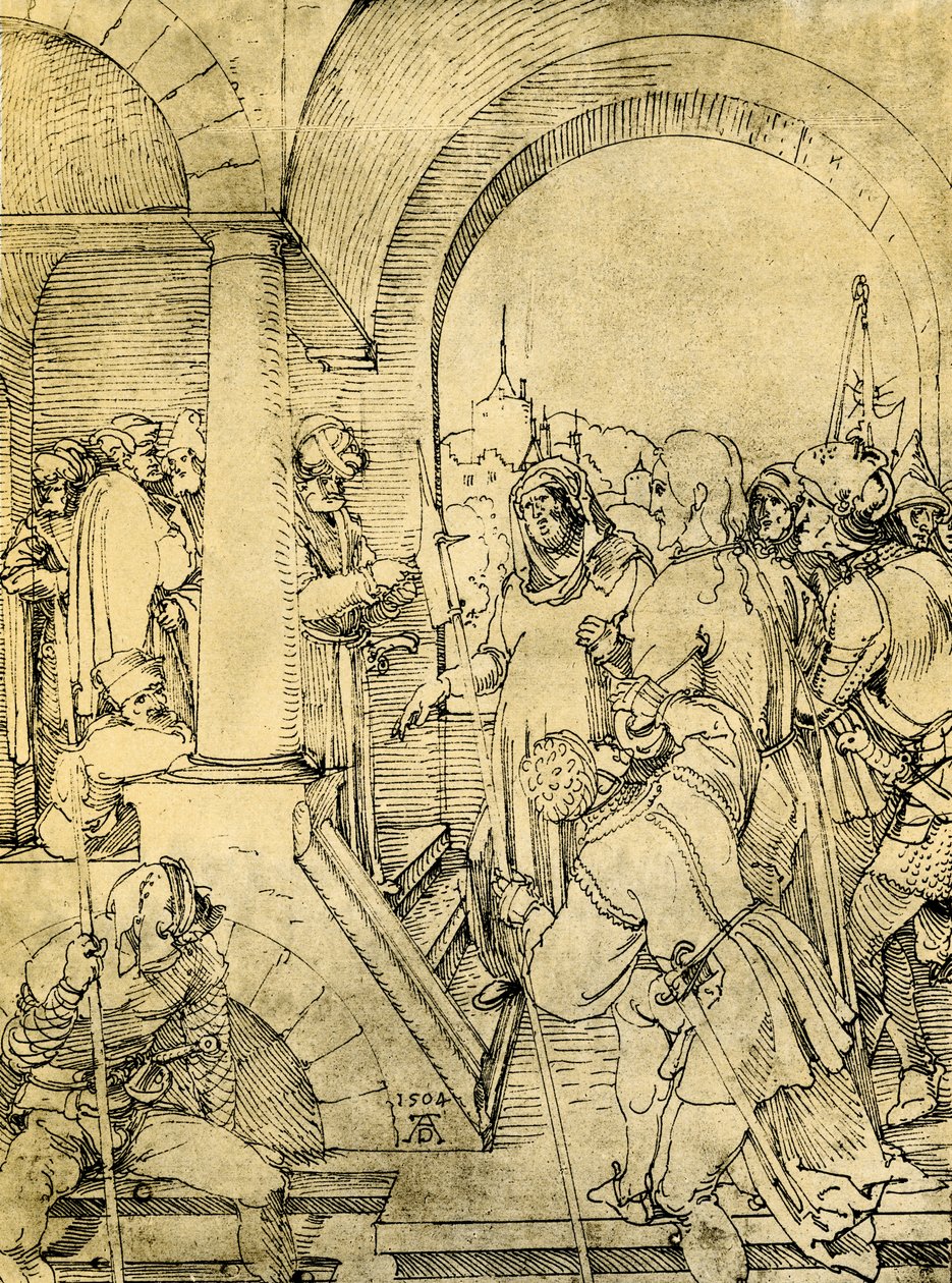 Christus voor Pilatus door Albrecht Dürer