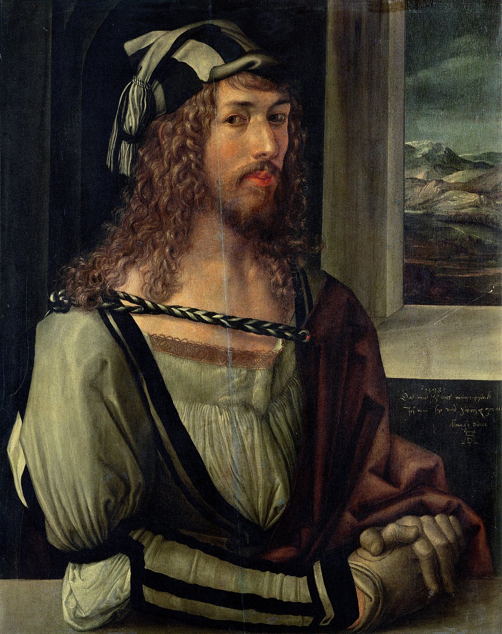 Studie voor Zelfportret met een Handschoen, ca. 1498 door Albrecht Dürer