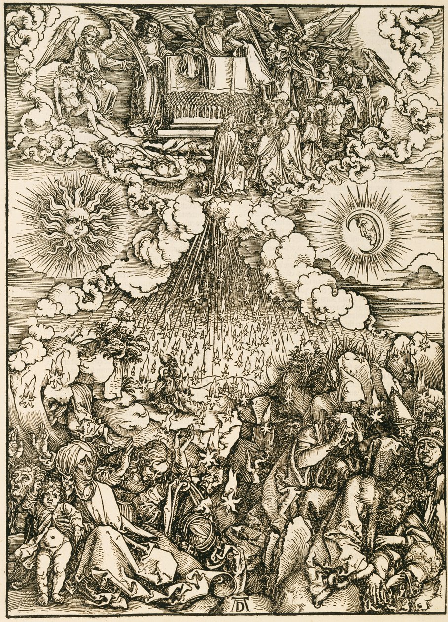 De Opening van het Zesde Zegel, uit De Apocalyps van St. Jan door Albrecht Dürer