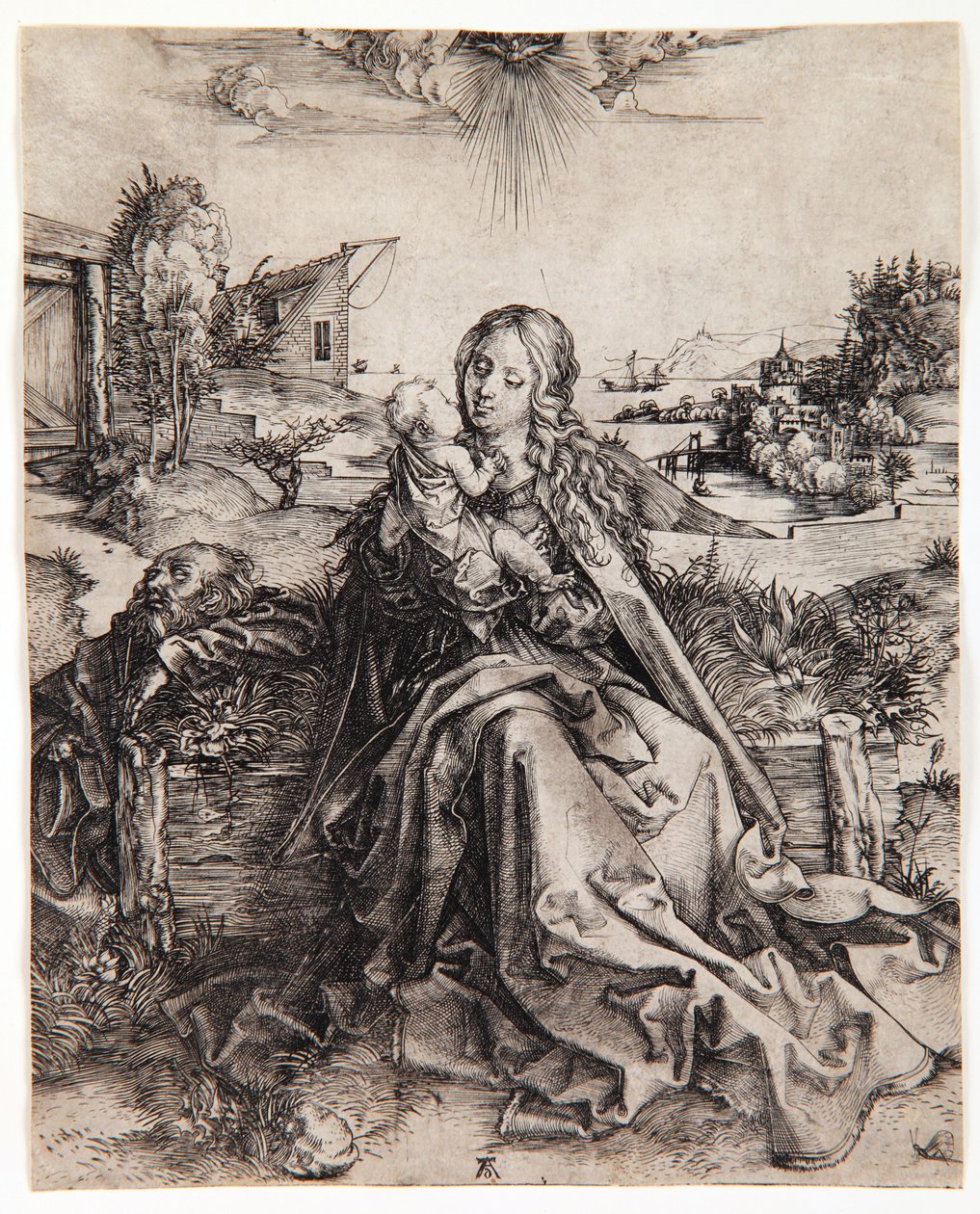 De Maagd met de Vlinder, c.1495 door Albrecht Dürer