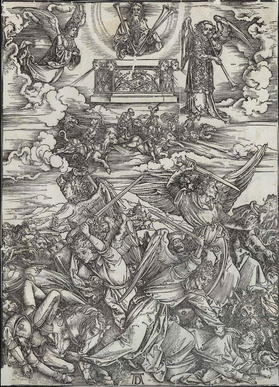 De Vier Wrekende Engelen door Albrecht Dürer