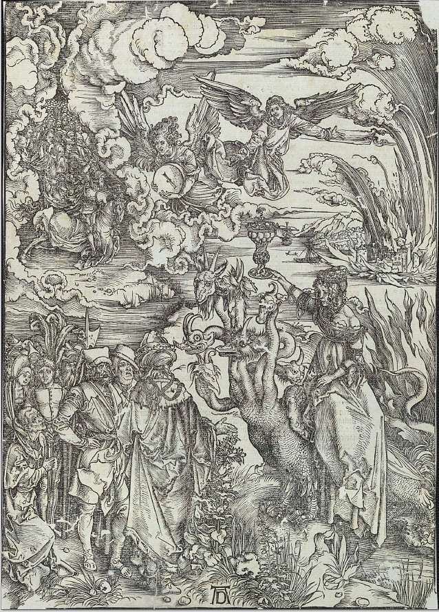 De hoer van Babylon door Albrecht Dürer