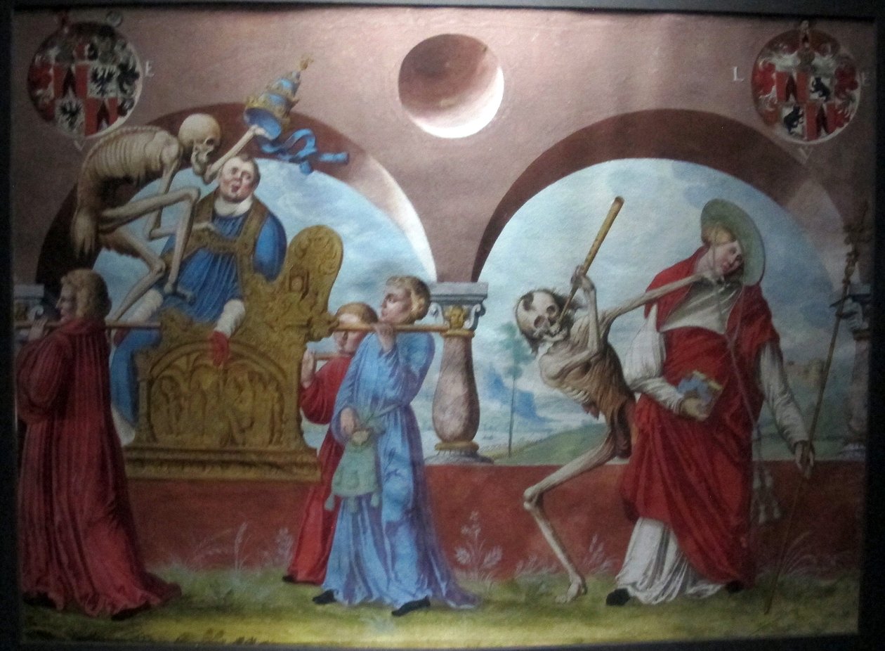 Kopie van de verloren Danse Macabre van M. Manuel van de Dominicaanse begraafplaats van Bern (1512-20) door Albrecht Kauw