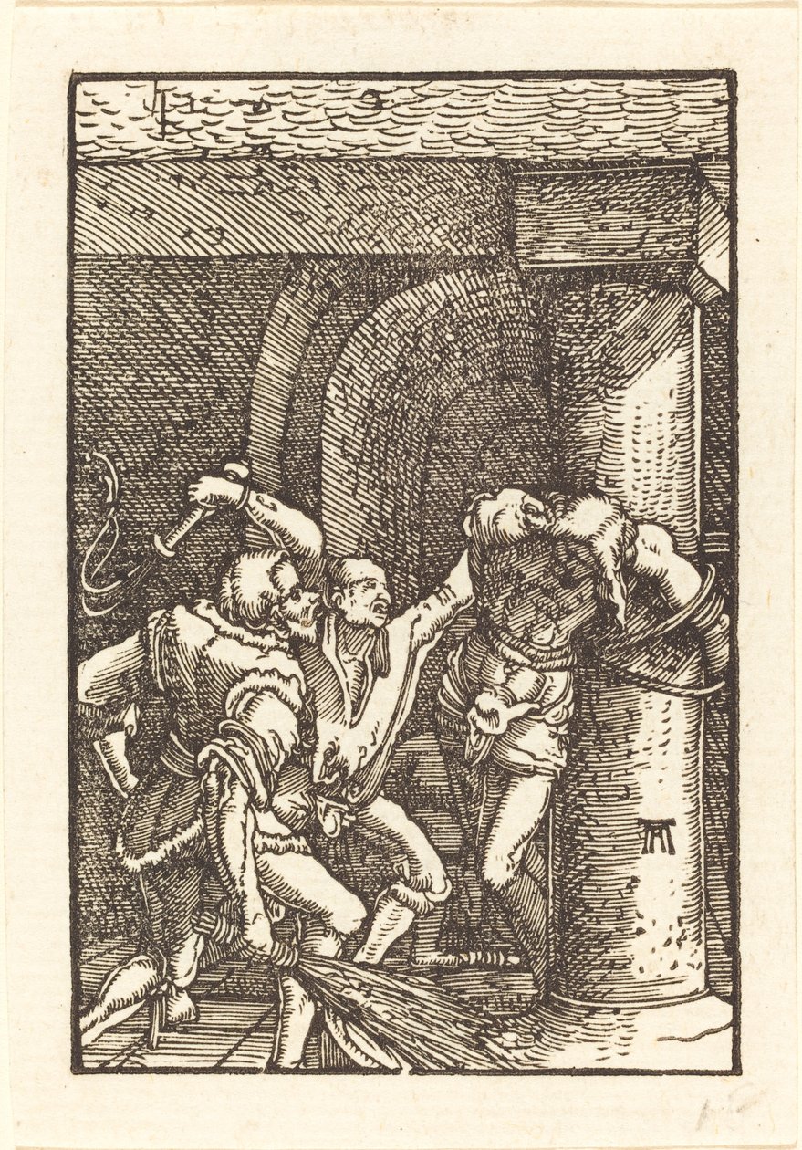 Christus Gegeseld door Albrecht Altdorfer