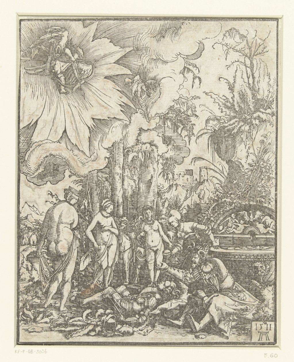 De droom van Paris door Albrecht Altdorfer