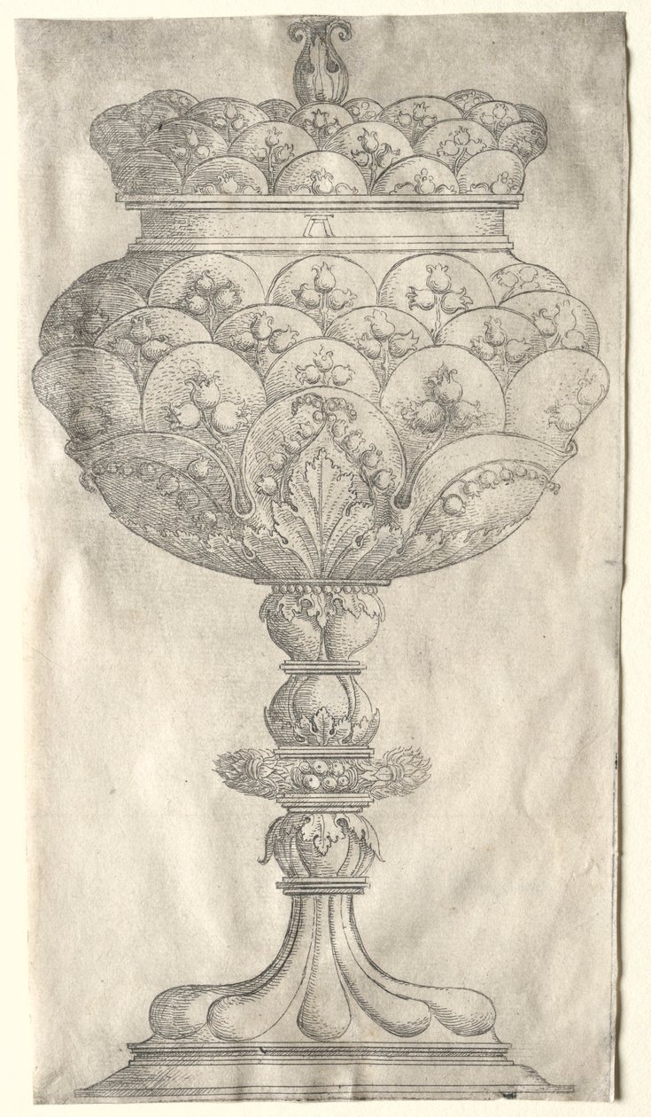 Beker met lelietjes-van-dalen door Albrecht Altdorfer