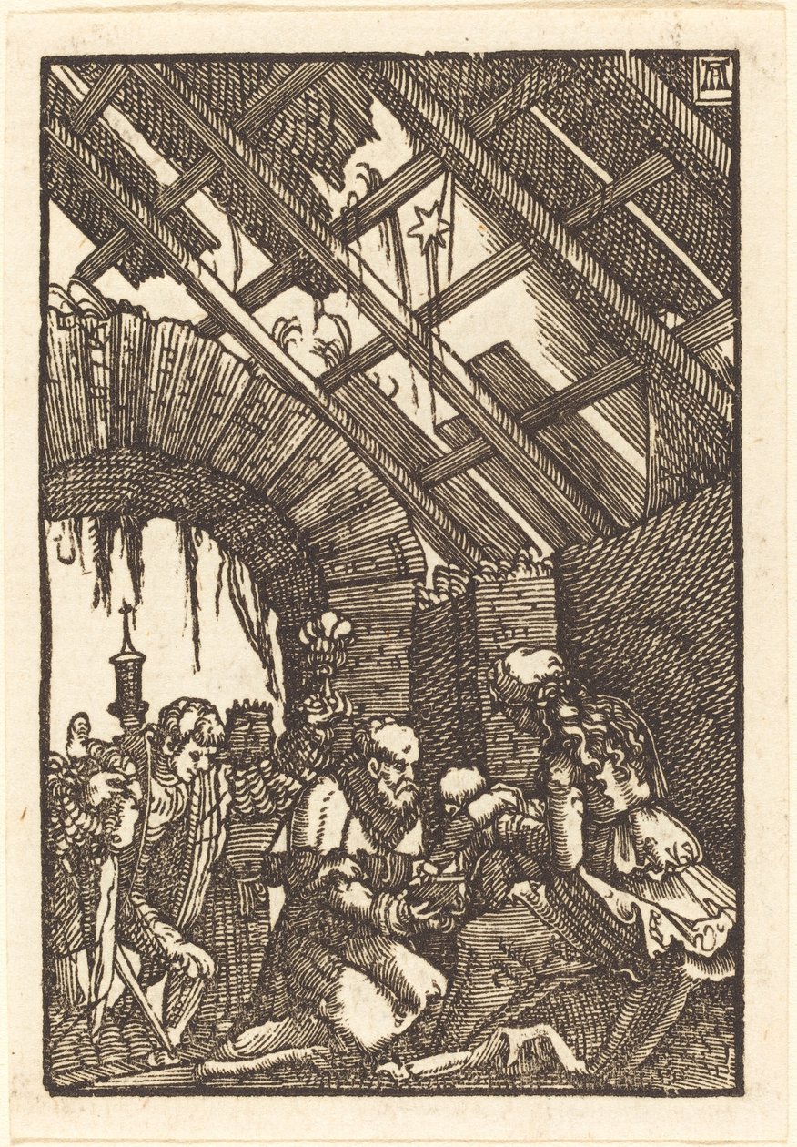 De Aanbidding der Wijzen door Albrecht Altdorfer