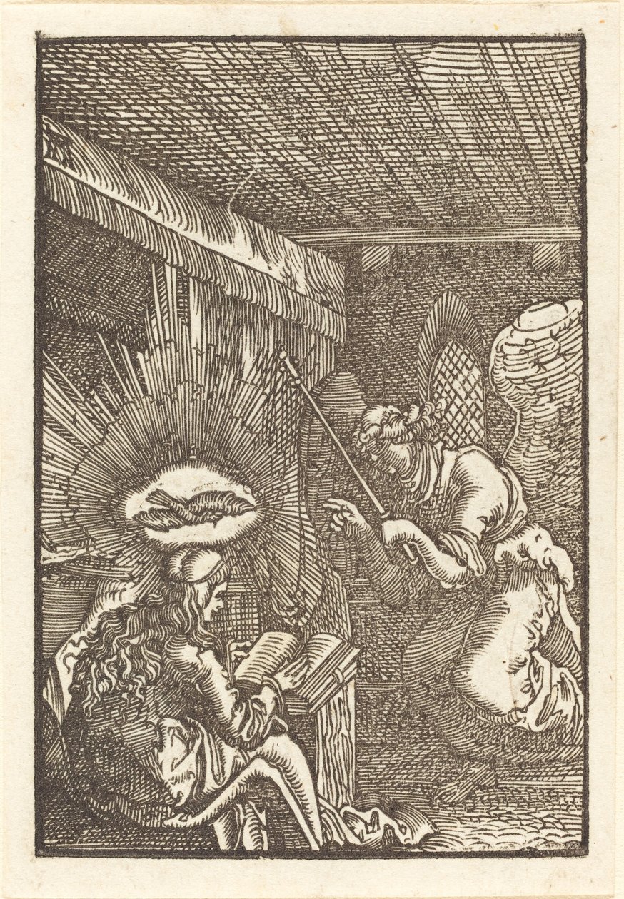 De annunciatie door Albrecht Altdorfer