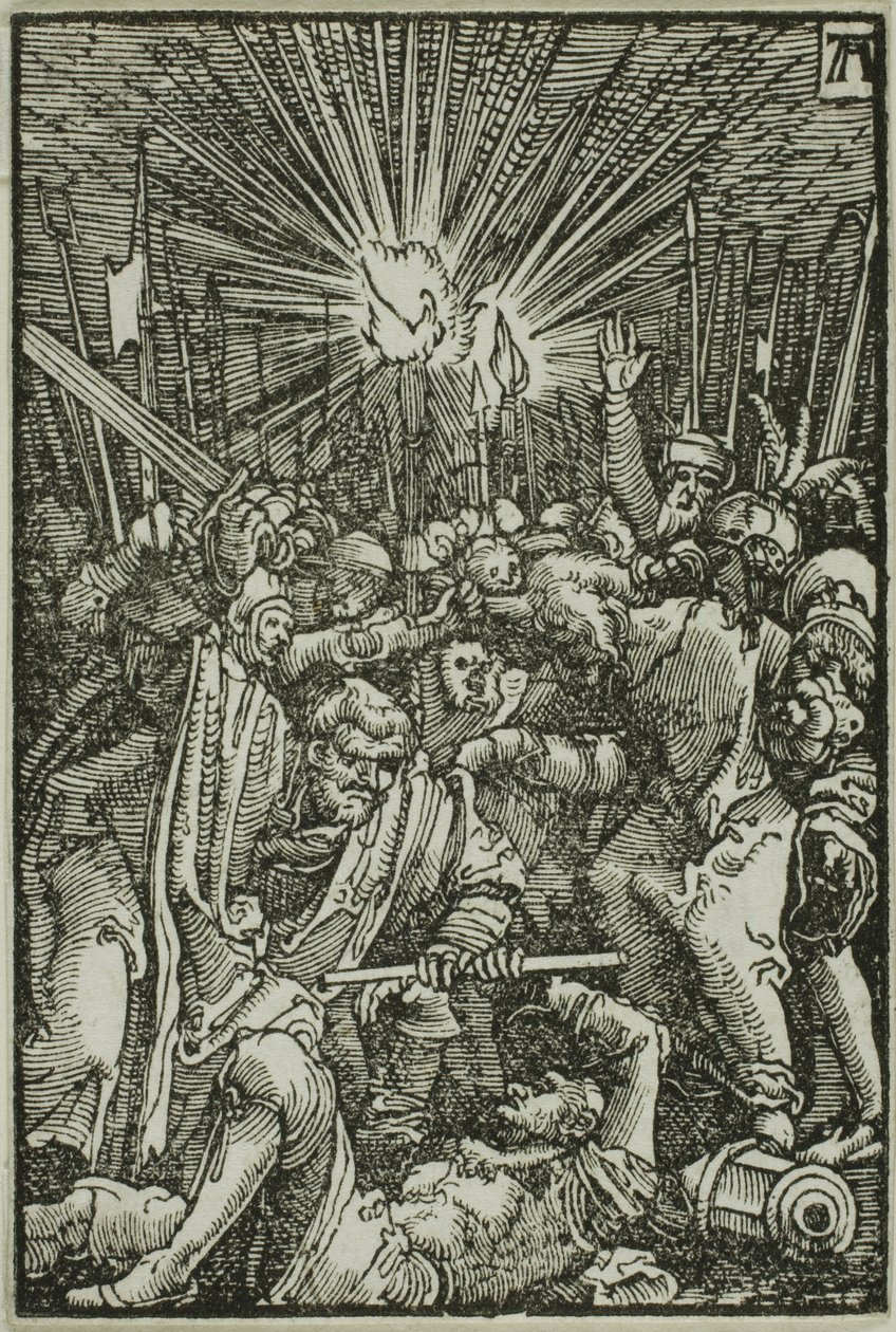 Het Verraad, uit De Val en Verlossing van de Mens door Albrecht Altdorfer
