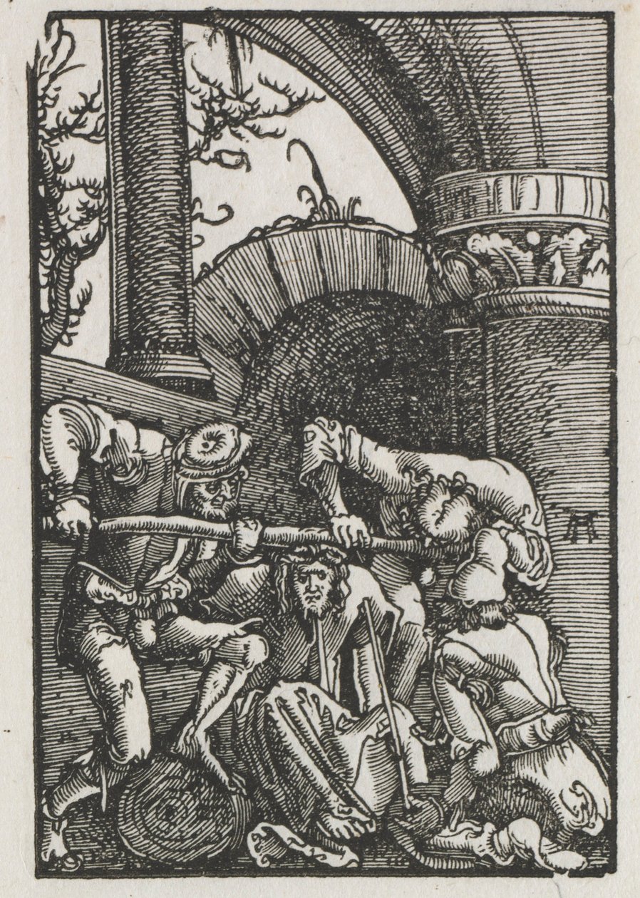De val en verlossing van de mens: Christus gekroond met doornen, ca. 1515 door Albrecht Altdorfer